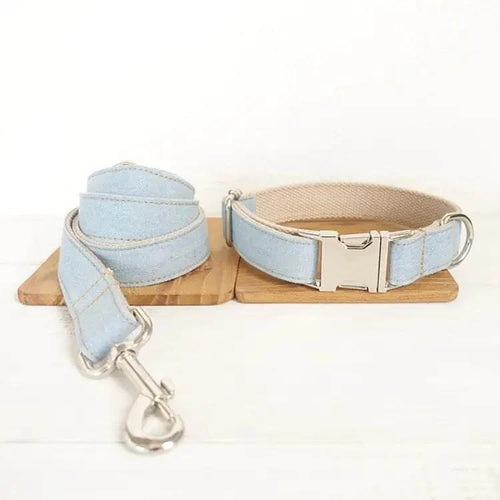 Blue Denim Leash for Pet Dogs
